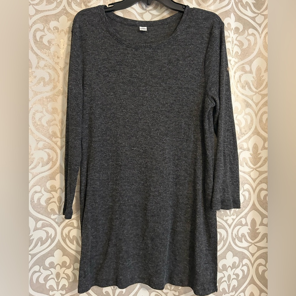 Ribbed split side tunic
